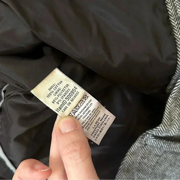 Vintage LL Bean Wool Herringbone Trousers – 30P - Picture 7 of 10